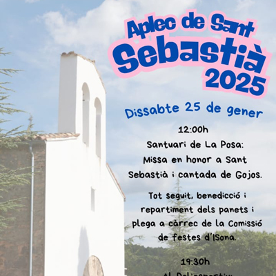Aplec de Sant Sebastià a La Posa, Isona i Conca Dellà, 2025 Aplec de Sant Sebastià a La Posa, Isona i Conca Dellà, 2025