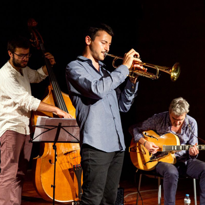 Joan Mar Sauqué Trio, Joan Mar Sauqué, Josep Traver, Giuseppe Campisi Joan Mar Sauqué Trio, Joan Mar Sauqué, Josep Traver, Giuseppe Campisi