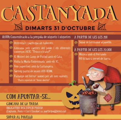 Festa de la Castanyada a Jesús, 2023 Festa de la Castanyada a Jesús, 2023
