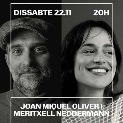 Joan Miquel Oliver i Meritxell Neddermann a la Violeta, Altafulla, 2025 Joan Miquel Oliver i Meritxell Neddermann a la Violeta, Altafulla, 2025