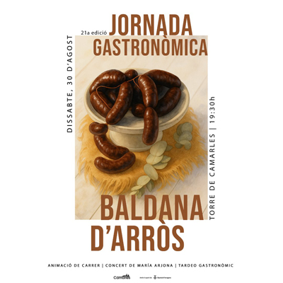 XXI Jornada gastronòmica de la baldana d'arròs - Camarles 2025