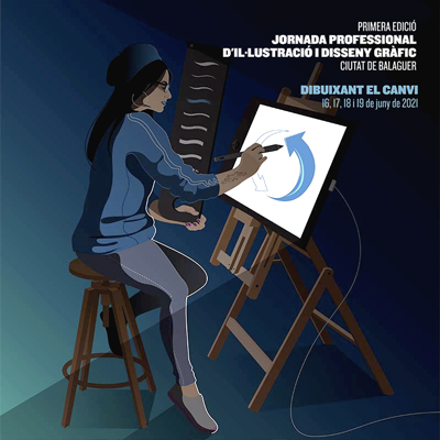 Jornada Professional d'il·lustració i Disseny Gràfic 'Dibuixant el canvi', Balaguer, 2021
