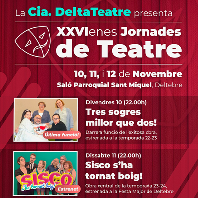 XXVI Jornades de Teatre - Deltebre 2023