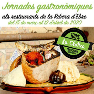 Jornades gastronòmiques de la clotxa - Ribera d'Ebre 2020 Jornades gastronòmiques de la clotxa - Ribera d'Ebre 2020