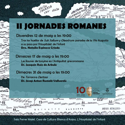 II Jornades Romanes a l'Hospitalet de I'Infant, 2023 II Jornades Romanes a l'Hospitalet de I'Infant, 2023