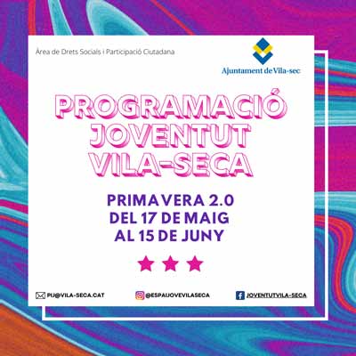 Primavera 2.0 a Vila-seca, Programació juvenil, 2022