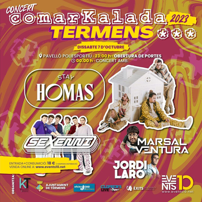 15a Comarkalada, Térmens, 2023