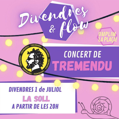 Sopar popular i concert a La Soll, Tàrrega, 2022