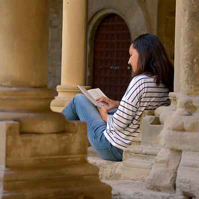 Tardes de lectura al claustre de la Seu Vella, Lleida, 2022