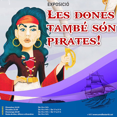 Exposició 'Les dones també són pirates!'