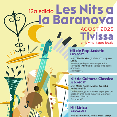 Les nits a la Baranova - Tivissa 2025 Les nits a la Baranova - Tivissa 2025