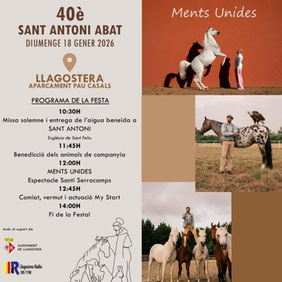 40a Festa de Sant Antoni de Llagostera, 2026 40a Festa de Sant Antoni de Llagostera, 2026