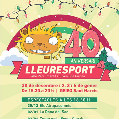 Lleuresport, 40è Parc Infantil i Juvenil de Nadal a Girona, 2024 Lleuresport, 40è Parc Infantil i Juvenil de Nadal a Girona, 2024