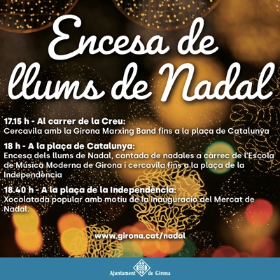 Encesa de les Llums de Nadal de Girona, 2022