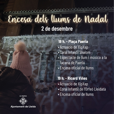 Encesa dels Llums de Nadal a Lleida, 2022 Encesa dels Llums de Nadal a Lleida, 2022