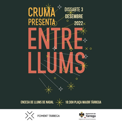 Encesa de l’enllumenat de Nadal a Tàrrega, 2022