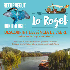 Recorregut ornitològic amb Lo Roget - Ascó 2019