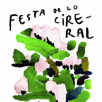 Fragment del cartell de la Festa de Lo Cireral Fragment del cartell de la Festa de Lo Cireral