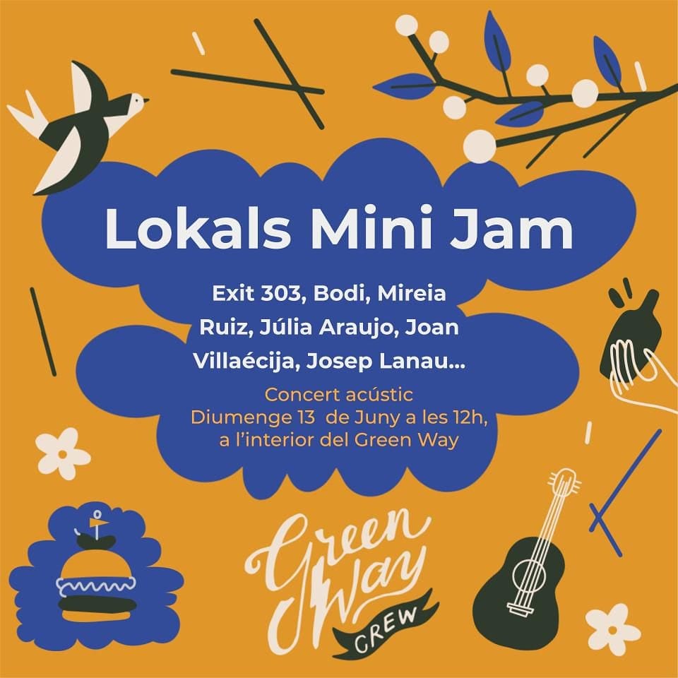Lokals Mini Jam - Greenway Tortosa 13 de juny 2021
