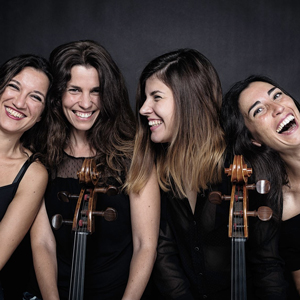 Les Mademoicelli, Anna Costa, Laia Puig, Andrea Amador, Amaia Ruano, quartet de corda Les Mademoicelli, Anna Costa, Laia Puig, Andrea Amador, Amaia Ruano, quartet de corda