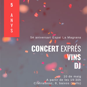 5è aniversari de La Magrana a Valls, 2019 5è aniversari de La Magrana a Valls, 2019