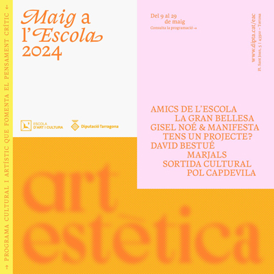 Maig a l'Escola - Escola d'Art i Cultura de Tortosa 2024 Maig a l'Escola - Escola d'Art i Cultura de Tortosa 2024