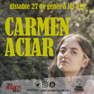 Carmen Aciar al Bar centro Maldà, 2024 Carmen Aciar al Bar centro Maldà, 2024