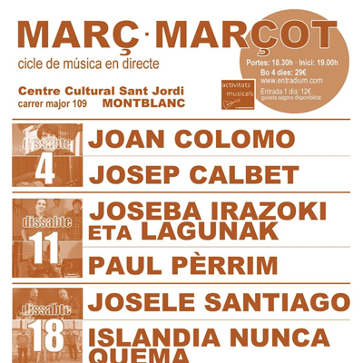 Març Marçot a Montblanc, 2023 Març Marçot a Montblanc, 2023