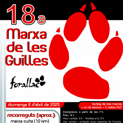 18a Marxa de les Guilles - Forallac 2025 18a Marxa de les Guilles - Forallac 2025