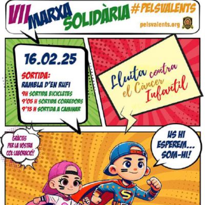 VII Marxa solidària #PelsValents, Caldes de Malavella, 2025