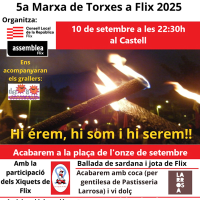 5a Marxa de Torxes - Flix 2025 5a Marxa de Torxes - Flix 2025