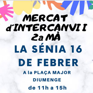 Mercat d'intercanvi i 2a mà - La Sénia 2020 Mercat d'intercanvi i 2a mà - La Sénia 2020