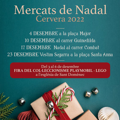 Mercat de Nadal de Cervera, 2022