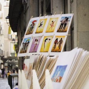 Mercat d'art i pintura del Carrer Abeuradors, Girona