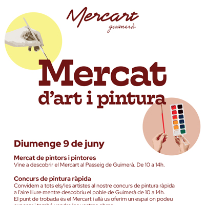 Mercat d'Art i Pintura de Guimerà, 2024 Mercat d'Art i Pintura de Guimerà, 2024