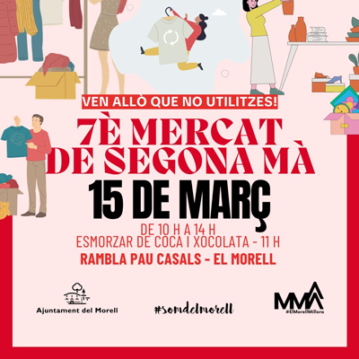 7è Mercat de Segona Mà del Morell, 2026 7è Mercat de Segona Mà del Morell, 2026