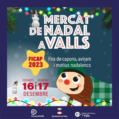 Mercat de Nadal a Valls, 2023