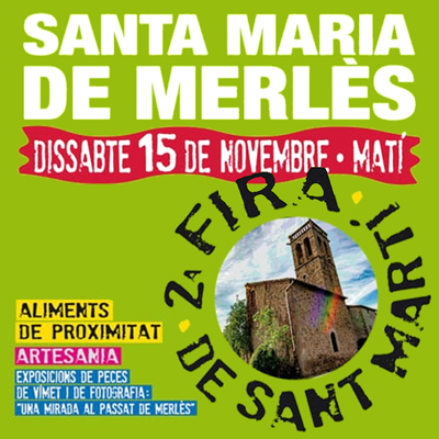 Fira de Sant Martí de Santa Maria de Merlès, 2025 Fira de Sant Martí de Santa Maria de Merlès, 2025