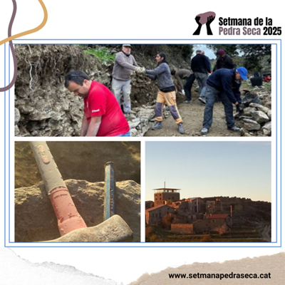 Setmana de la Pedra Seca: Recuperem el Meüll, El Meüll, Pallars Jussà, 2025 Setmana de la Pedra Seca: Recuperem el Meüll, El Meüll, Pallars Jussà, 2025