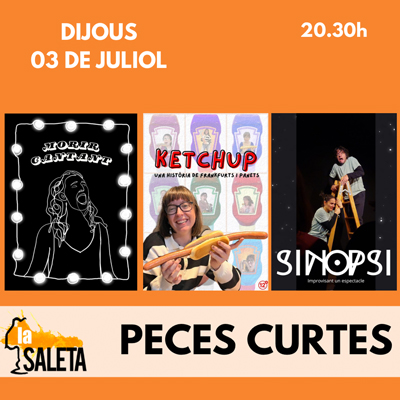 Peces curtes, La Saleta, Lleida, 2025