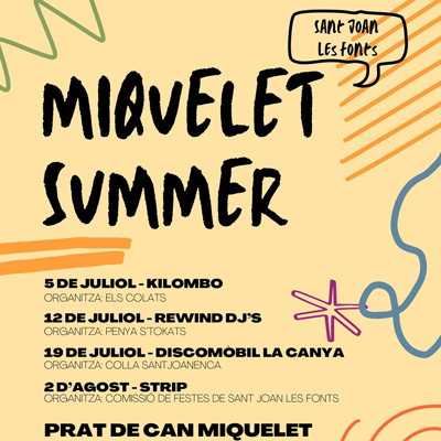 Miquelet Summer a Sant Joan de les Fonts, 2024