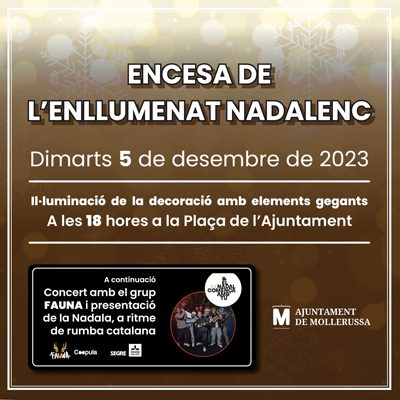 Encesa de les Llums de Nadal a Mollerussa, 2023 Encesa de les Llums de Nadal a Mollerussa, 2023