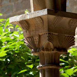 Capitell del claustre del Monestir de Pedralbes