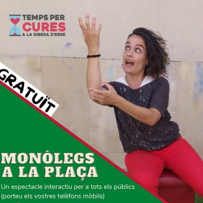 Espectacle 'Monòlegs a la plaça', Monòlegs a la plaça, Flix, 2025, Cooperativa NUS Espectacle 'Monòlegs a la plaça', Monòlegs a la plaça, Flix, 2025, Cooperativa NUS