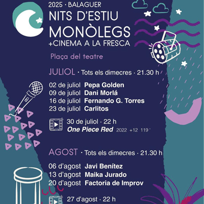 Nits d'Estiu a Balaguer, 2025