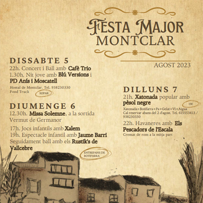 Festa Major de Montclar Festa Major de Montclar