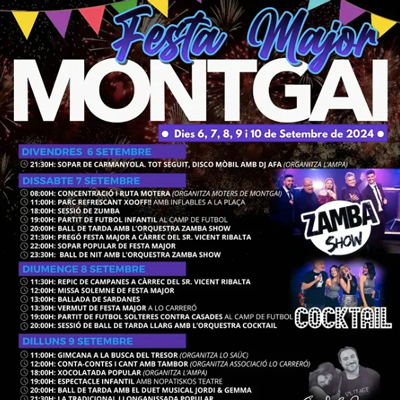 Festa Major de Montgai, 2024 Festa Major de Montgai, 2024