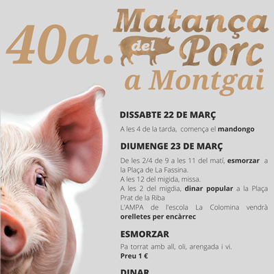 Matança del Porc a Montgai, 2025 Matança del Porc a Montgai, 2025