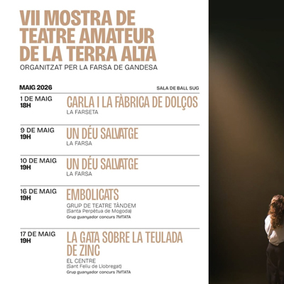 7a Mostra de Teatre Amateur de la Terra Alta - Gandesa 2026