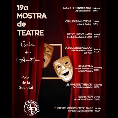 19a Mostra de Teatre 'Cala de l'Ametlla' - l'Amtella de Mar 2025 19a Mostra de Teatre 'Cala de l'Ametlla' - l'Amtella de Mar 2025